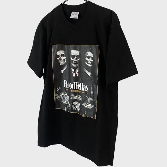 Streetwise Goodfellas Graphic T-Shirt Black Men's Large Short-Sleeve Mobster Tee - Picture 2 of 11